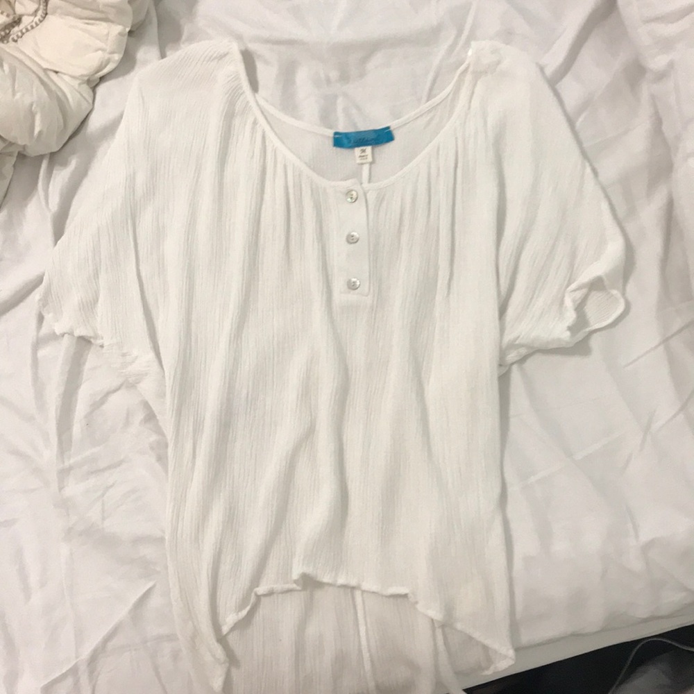 White Rayon Blouse